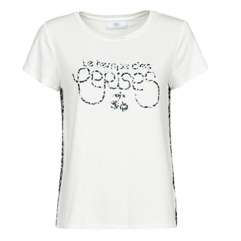 Vêtements Femme T-shirts manches courtes Le Temps des Cerises LAUREN Blanc