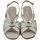 Chaussures Femme Sandales et Nu-pieds Osvaldo Pericoli Femme Chaussures, Sandales Confort, Cuir Brillant - 7734 Beige