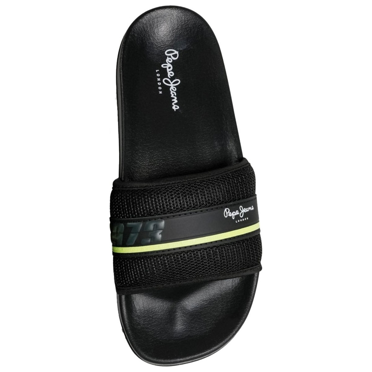 Chaussures Homme Sandales et Nu-pieds Pepe jeans Mules  Slider Mesh ref 52993 Black Noir