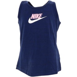 Vêtements Fille Débardeurs / T-shirts sans manche Nike Jersey tank  girl debardeur Bleu marine / bleu nuit