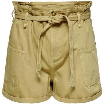 Vêtements Femme Tape Shorts / Bermudas Only  Beige