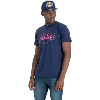 Vêtements Homme T-shirts & Polos New-Era LOS ANGELES LAKERS COASTAL HEAT Violet
