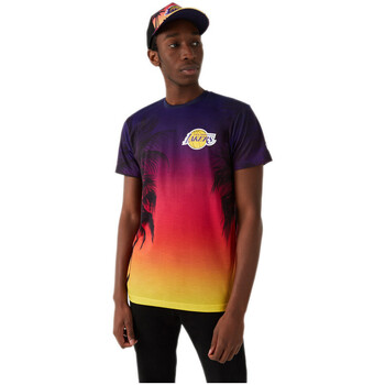 Vêtements Homme T-shirts & Polos New-Era LOS ANGELES LAKERS COASTAL HEAT Violet