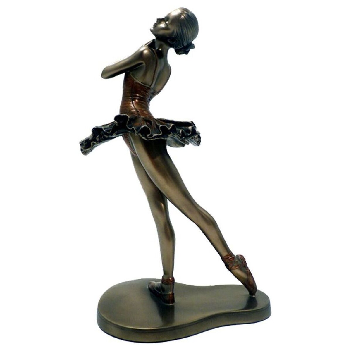 Maison & Déco Statuettes et figurines Parastone Statuette Danseuse de collection aspect bronze 24 cm Doré