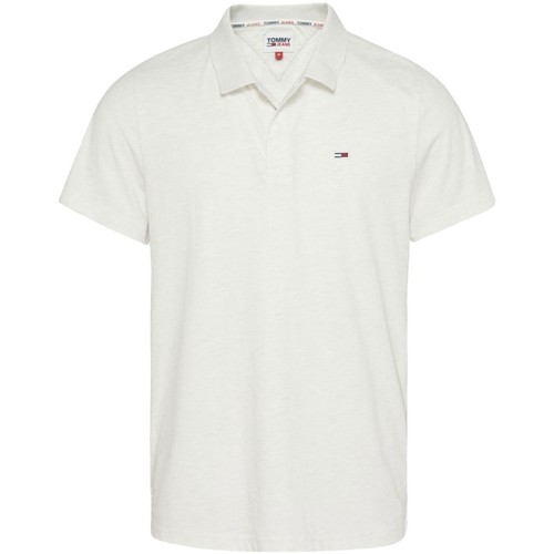 Vêtements Homme Dotted Collared Polo Shirt Tommy Jeans Polo  Essential ref 52902 Blanc Blanc
