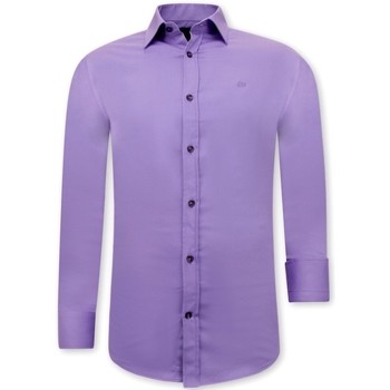 Vêtements Homme Chemises manches longues Tony Backer 119960806 Violet