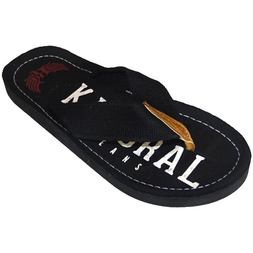 Chaussures Homme Tongs Kaporal TAINO NOIR JEAN