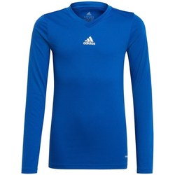 Vêtements Garçon T-shirts manches longues adidas Originals JR Team Base Bleu