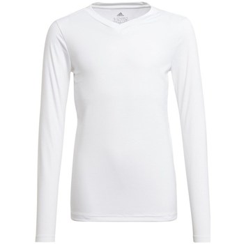 Vêtements Garçon T-shirts manches courtes mens adidas Originals JR Team Base Tee Blanc