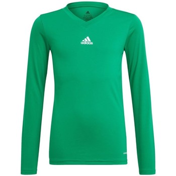 Vêtements Garçon T-shirts manches courtes Violet adidas Originals JR Team Base Tee Vert