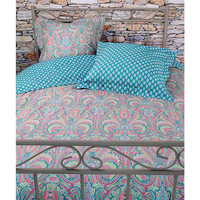 Maison & Déco Parures de lit L'ensoleillade Parure de lit Émeraude Cachemire 260 x 240 cm Multicolore
