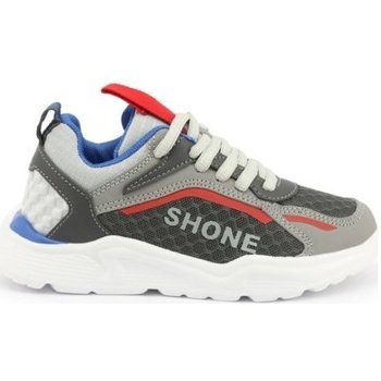 Chaussures Baskets mode Shone 903-001-GREY-WHITE Blanc