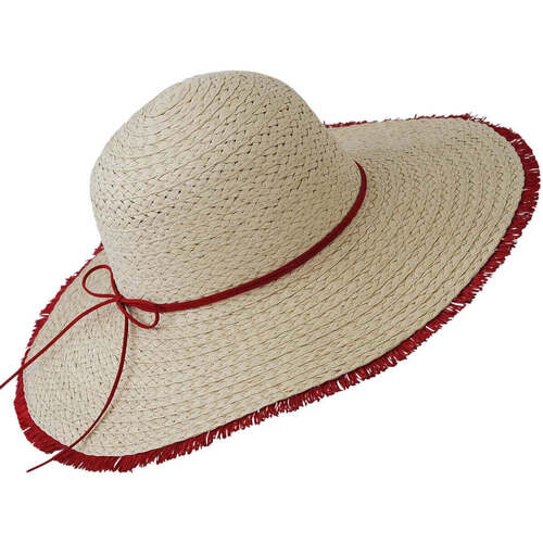 Accessoires textile Femme Chapeaux Chapeau-Tendance Chapeau capeline GRACE Rouge