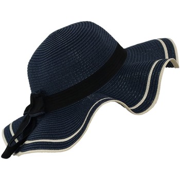 Accessoires textile Femme Chapeaux Chapeau-Tendance Capeline volantée THELMA Bleu