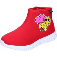 Chaussures Fille Bottines Smiley BJ990 Rouge