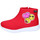 Chaussures Fille Bottines Smiley BJ990 Rouge