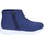 Chaussures Fille Bottines Smiley BJ991 Bleu