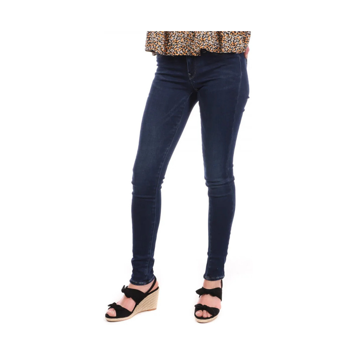 Vêtements Femme High-Rise Pants & Square-Toe Sandals Master Summer Trends 60686-5494 Bleu