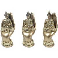 Maison & Déco Statuettes et figurines Signes Grimalt Bouddha Sur La Main 3 Dif. Dorado