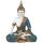 Pochettes / Sacoches Statuettes et figurines Signes Grimalt Petit Bouddha Assis Bleu