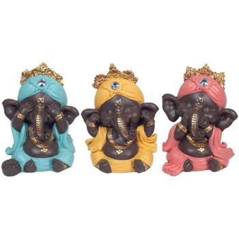 Maison & Déco Statuettes et figurines Signes Grimalt Ganesh Je Ne Vois Pas - J'Entends - Je Parle 3U Multicolore