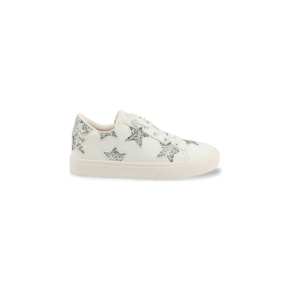 Chaussures Homme Baskets mode Shone 230-069 White/Silver Blanc