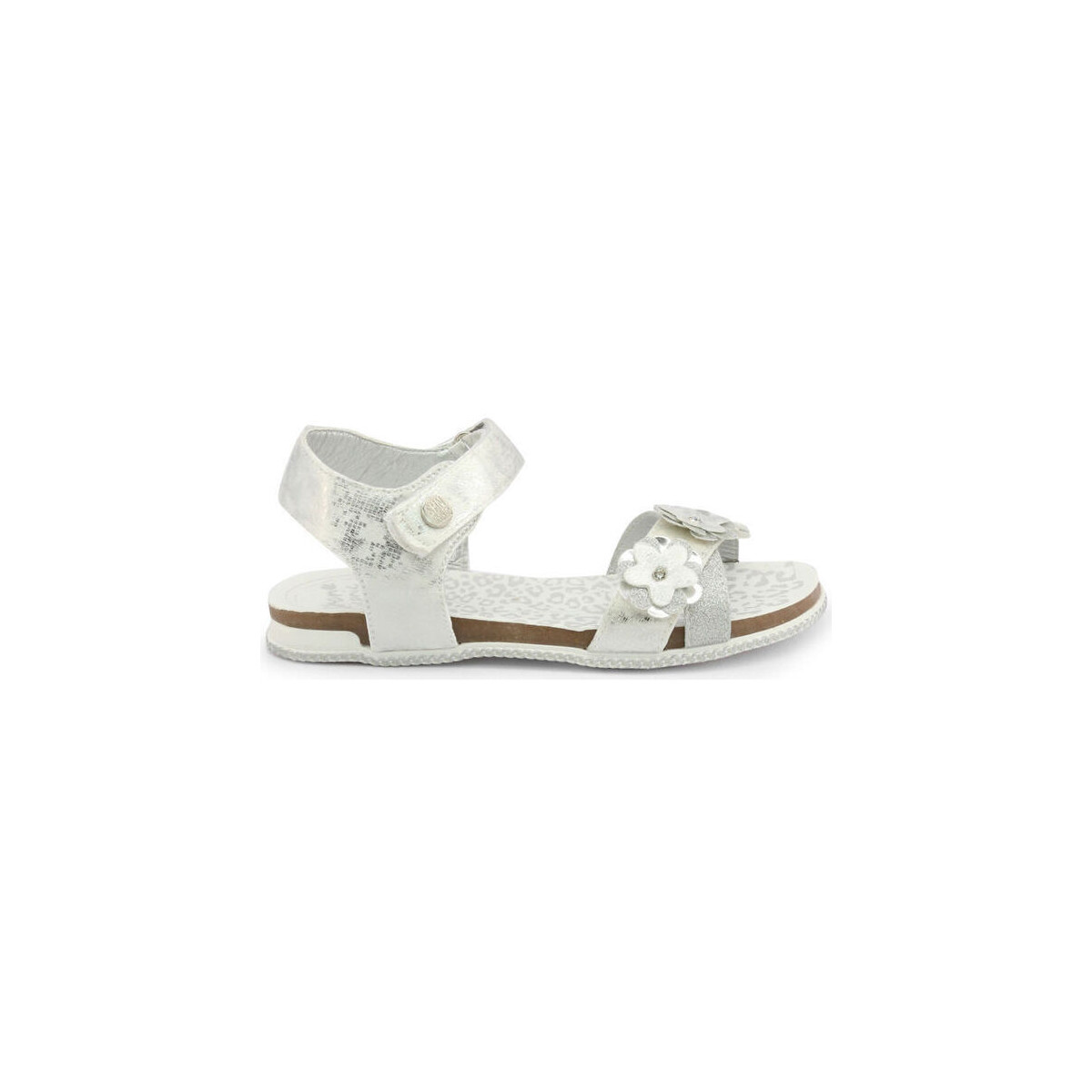 Chaussures Homme Sandales et Nu-pieds Shone L6133-036 White/Silver Blanc
