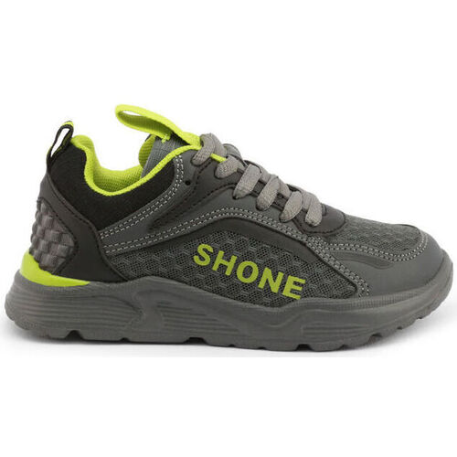 Chaussures Homme Baskets mode Shone 903-001 Grey/Green Gris