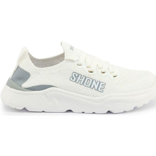 Chaussures Homme Baskets mode Shone 155-001 White Blanc