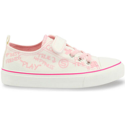 Chaussures Homme Baskets mode Shone 291-002 White/Pink Blanc
