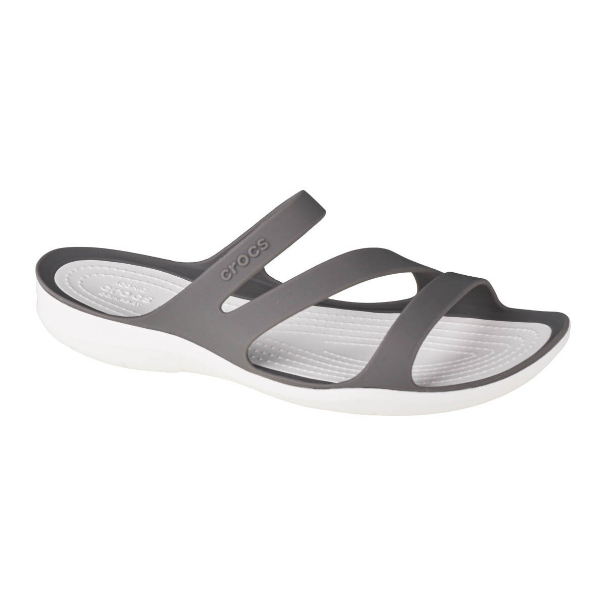 Chaussures Femme Chaussons Crocs W Swiftwater Sandals Gris