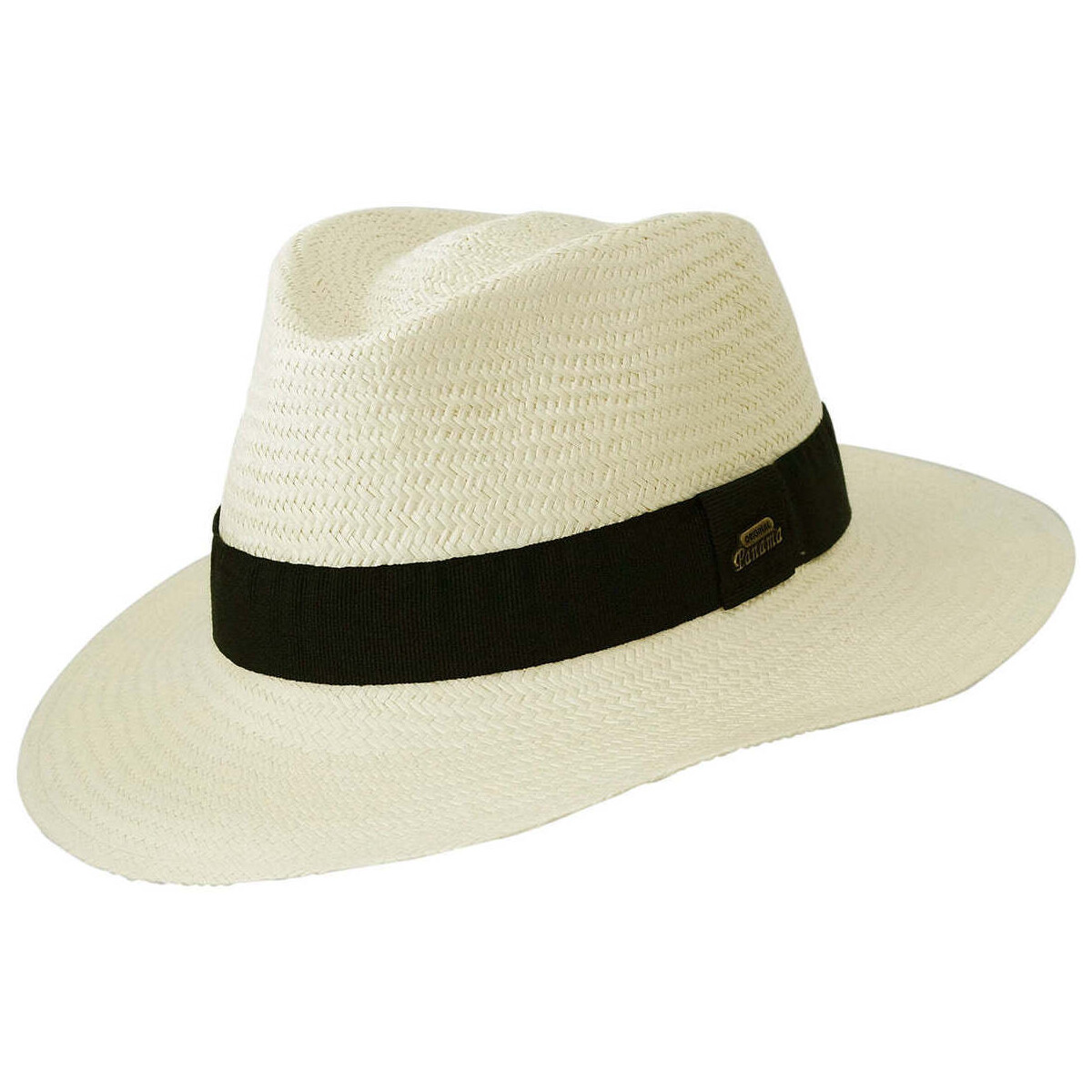 Accessoires textile Chapeaux Chapeau-Tendance Véritable chapeau panama naturel T56 Blanc