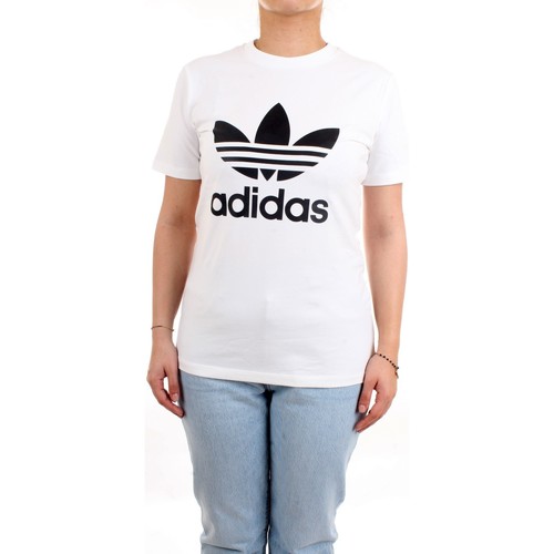 Vêtements Femme T-shirts manches courtes adidas baseball Originals GN2899 T-Shirt/Polo femme blanc Blanc