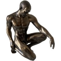 Maison & Déco Statuettes et figurines Retro Statuette Body-Talk en résine - Homme 15.5 cm Doré