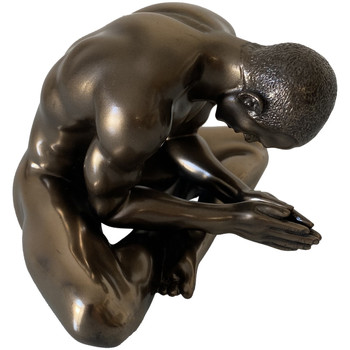 Maison & Déco Maison & Déco Parastone Statuette Body-Talk en résine - Homme assis 8 cm Doré