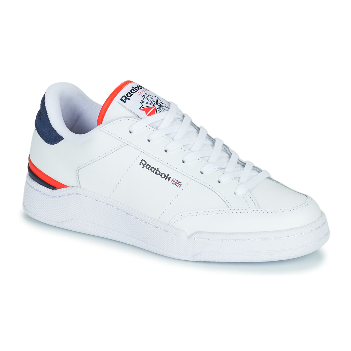 Chaussures Reebok Classic Leather Pearlized Rose Gold AD COURT Blanc / Bleu / Rouge