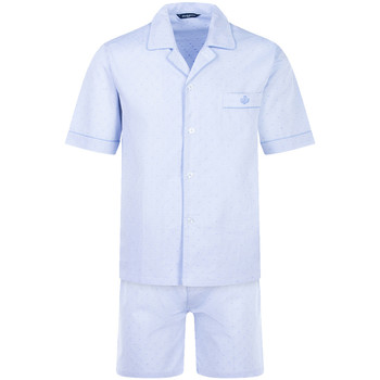 Vêtements Homme Pyjamas / Chemises de nuit Guasch Pyjama court Bleu ciel