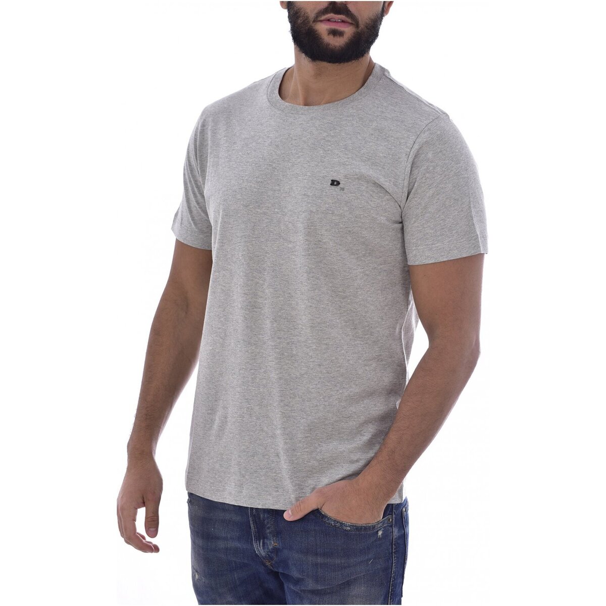 Vêtements Homme T-shirts manches courtes Diesel T-ZOSIMOSNEW Gris
