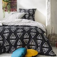 Maison & Déco Parures de lit Esprit Nordique Parure de lit 220 x 240 cm - GOA NAPPA Noir