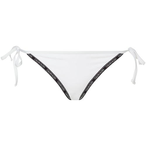 Vêtements Femme Maillots / Shorts de bain Calvin Klein Jeans skinny Bas de maillot de bain  ref 53140 Blanc Blanc