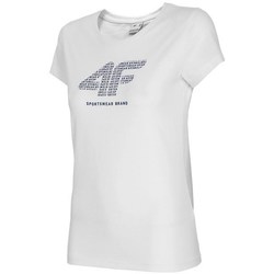Vêtements Femme T-shirts manches courtes 4F TSD011 Blanc