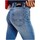 Vêtements Femme Maillots / Shorts de bain Tommy Jeans Jean femme Skinny taille haute  ref 531 Bleu