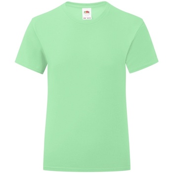 Vêtements Fille Track & Field long sleeves antiviral T-shirt Fruit Of The Loom 61025 Vert