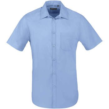 Vêtements Homme Chemises manches courtes Sols BRISTOL FIT Azul Medio Azul