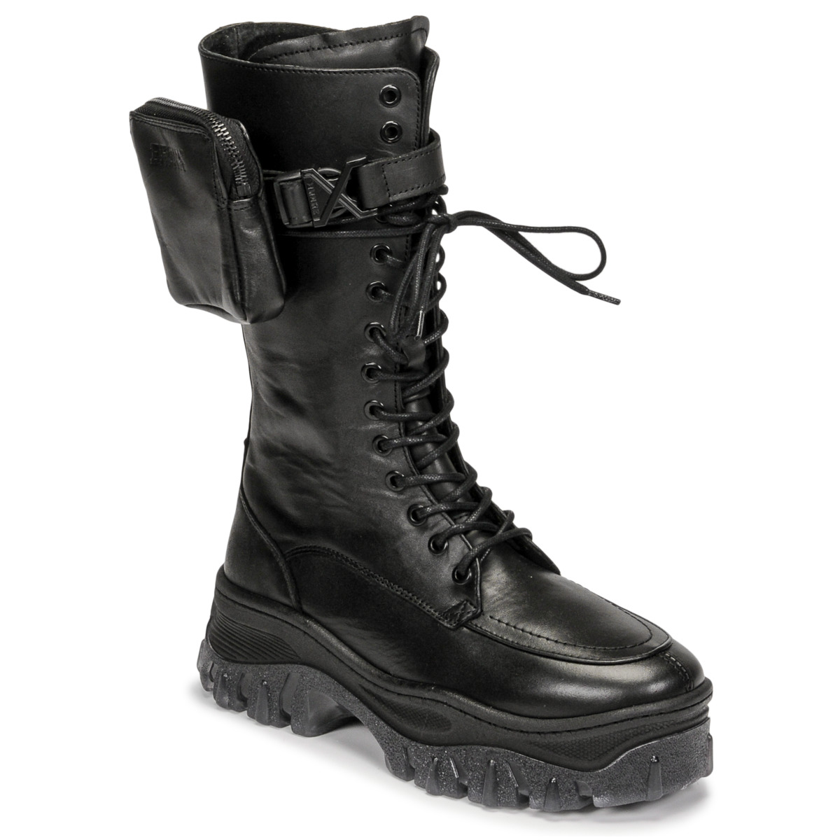 Chaussures Femme Boots Bronx JAXSTAR HIGH Noir