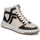 Chaussures Femme Baskets montantes Bronx OLD COSMO Blanc / Noir