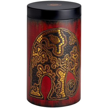 Maison & Déco Paniers / boites et corbeilles Eigenart Boite métal Africa rouge pour le thé Contenance 500 grs Rouge