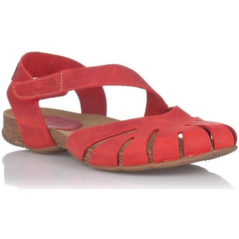 Chaussures Femme Sandales et Nu-pieds Interbios BASKETS  4456 Rouge