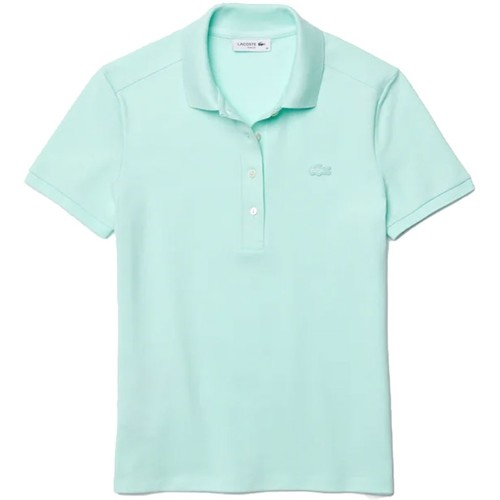 Vêtements Femme T-shirts & Polos Lacoste Camiseta Lacoste Beach Amarela  ref 52088 NRE Seringat Bleu