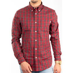 Vêtements Homme T-shirts manches longues Timberland Style canadienne Rouge